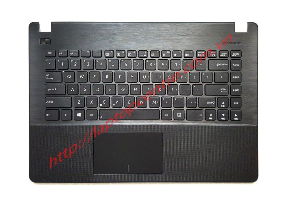  Bàn phím Asus X451 US Phím đen Chữ trắng Cáp ngắn Kèm C Đen Nhựa (ORG +) 