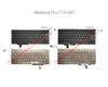  Bàn phím Macbook Pro 17 A1297 2010 US Phím đen Chữ trắng Không khung (ORG +) 