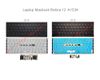  Bàn phím Macbook Air Retina 12 A1534 2016 US Phím đen Chữ trắng Không khung (ORG +) 