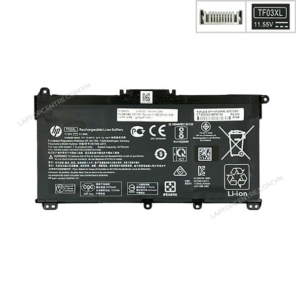  Pin HP Pavilion 15 CC TF03XL HT03XL 11,55V 41,9Wh 3628mAh 3cell & 15 CD 14 BF 14 BP 14 BK (ORG +) 