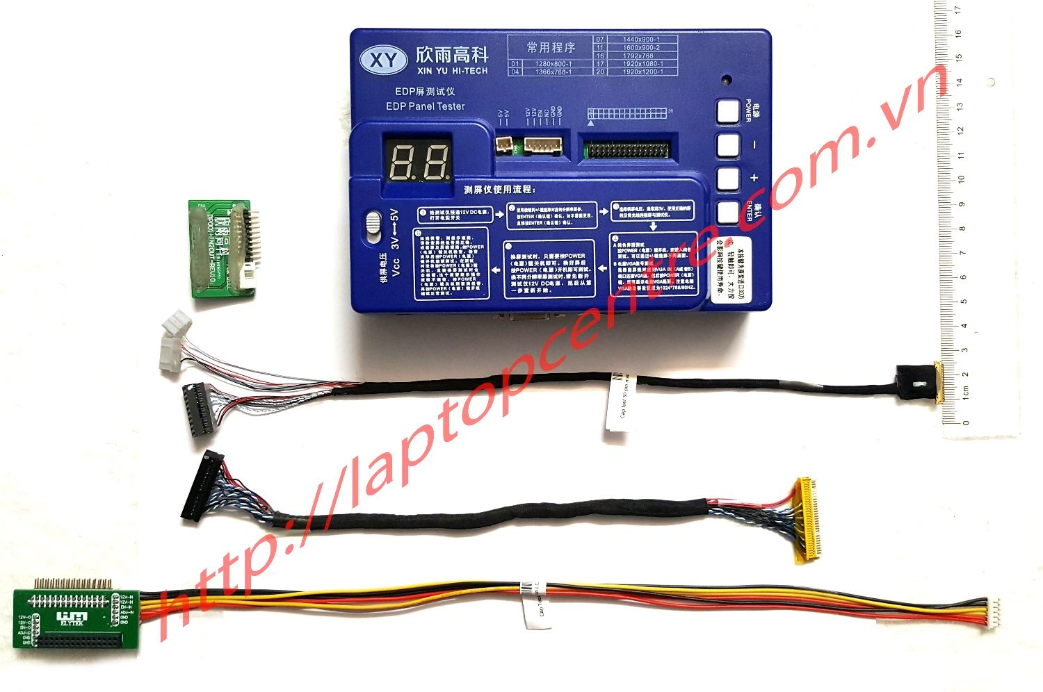  Cáp test cảm ứng màn Oncells Lenovo 40 chân nhỏ (0.4) HD FHD B140HAK02.3 Thinkpad T490S S340 X1 Gen 6 Gen 4 