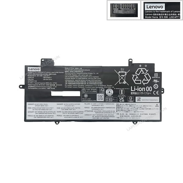  Pin Lenovo ThinkPad X1 Carbon 9th 10th L20C4P71 L20M4P71 15,4V 57Wh 3692mAh 6cell Cắm trong & X1 Yoga 6th 7th (ORG +) 