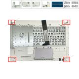  Bàn phím Asus X450C AEXJA-00110 Song ngữ AR Phím đen Chữ trắng Cáp dài Không ốc Kèm C Trắng Nhựa (ORG +) 