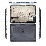  Vỏ D Asus TUF Gaming FA506 3CBKXBAJN50 Đen Nhựa Đế cao su & A15 FA506IU FX506L (ORG +) 