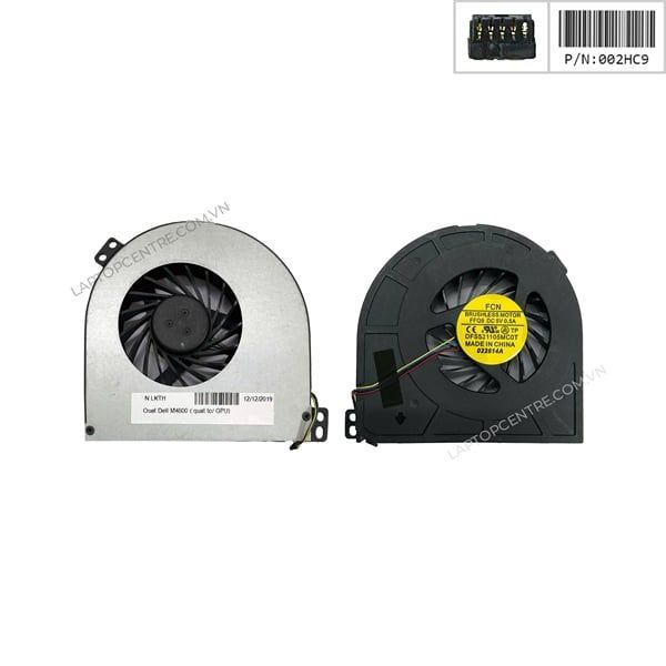  Quạt Dell Precision M4600 002HC9 5V 0,5A 4 chân GPU Quạt to & DFS531105MC0T (ORG +) 