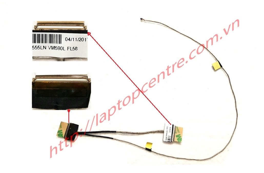  Cáp màn hình Asus X555 1422-028A0AS 40 chân & X555LN VM590L FL5800L (ORG +) 