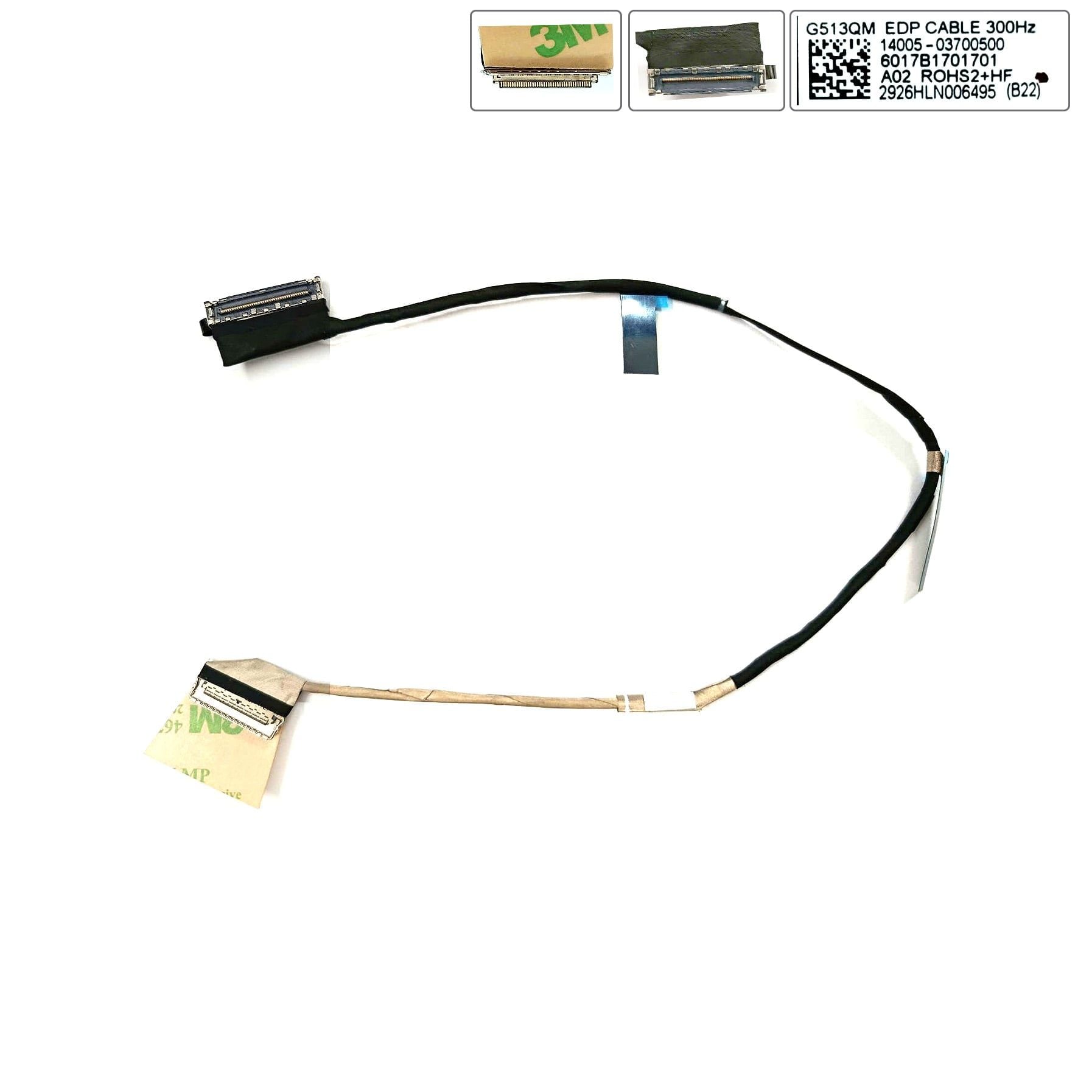  Cáp màn hình Asus Rog Strix G513QM 6017B1701701 6017B1549901 40 chân hẹp 300Hz & G513Q G513QR (ORG +) 