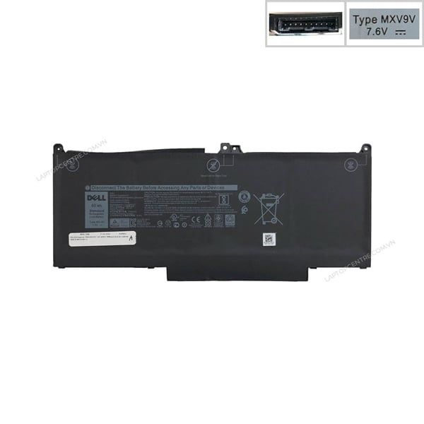  Pin Dell Inspiron 7300 MXV9V 7,6V 60Wh 7895mAh 6cell & Latitude 5300 E7400 (ORG +) 