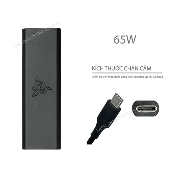  Sạc HP 65W 20V 3.25A chân Usb C hình chữ nhật & HP Razer RC30-0239 (AUTH +) 