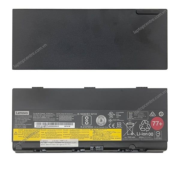  Pin Lenovo ThinkPad P50 01AV477 11,4V 90Wh 7895mAh 9cell Cắm ngoài & P51 P52 (ORG +) 