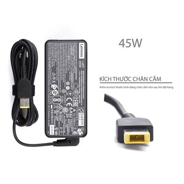  Sạc Lenovo 45W 20V 2.25A Chân 11*5.0 kim USB (ORG +) 
