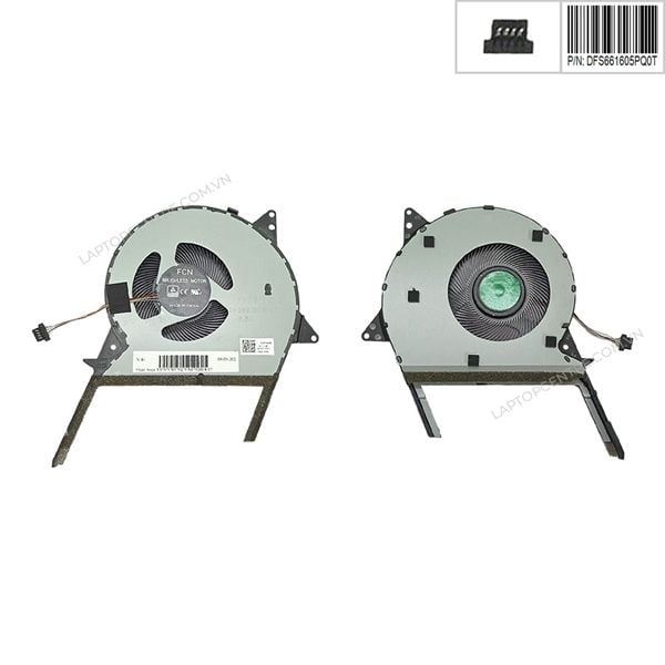  Quạt Asus Gaming X570 DFS661605PQ0T 5V 0,5A 4 chân CPU & X570L YX570 YX570Z YX570ZD YX570UD (ORG +) 