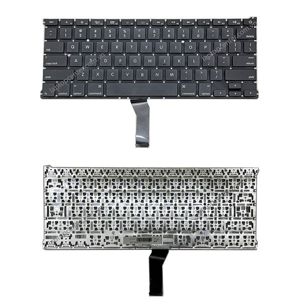  Bàn phím Macbook Air 13 A1369 US Phím đen Chữ trắng Không khung & A1466 (ORG +) 