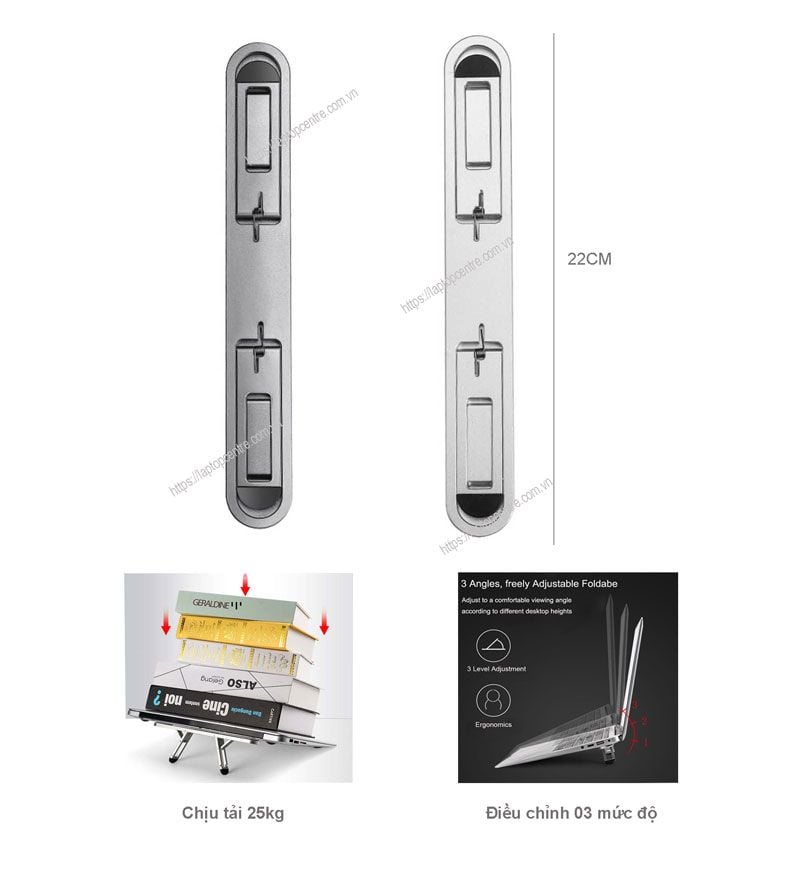  Đế tản nhiệt cho Laptop ( kim loại 1 miếng ) 