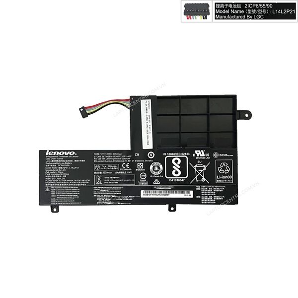  Pin Lenovo IdeaPad 320S 14IKB L14L2P21 7,4V 30Wh 4054mAh 6cell Type B & 320S 15IKB (ORG +) 