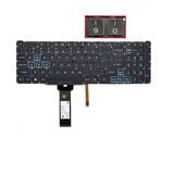  Bàn phím Acer Nitro AN515 54 4B+NJTP03.021 US Phím đen Chữ xanh dương Đèn RGB Cáp 28 chân Số & AN715 51 (ORG >) 