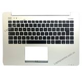  Bàn phím Asus VivoBook S451 EU Song ngữ Ả Rập Đen Chữ trắng Kèm C Bạc Kim loại (ORG +) 