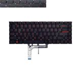  Bàn phím MSI Gaming GF63 US Phím đen Chữ đỏ Đèn Không khung & GF63 8RC GF63 8RD GS65 (ORG +) 