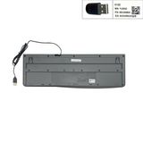  Bàn phím Logitech K120 YU0042 US Phím đen Chữ trắng Số (ORG +) 