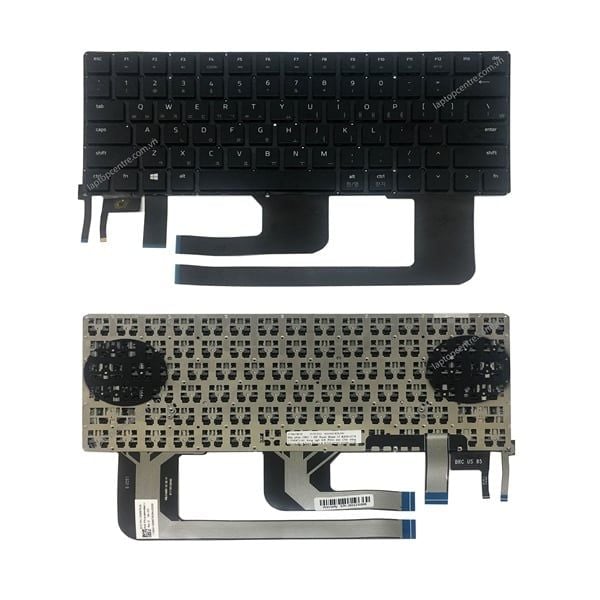  Bàn phím HP Razer Blade 15 RZ09 0238 12596873-00 Song ngữ Hàn Phím Đen Chữ trắng Xuyên đèn Không khung & RZ09 02385 02386 0270 0301 (ORG +) 