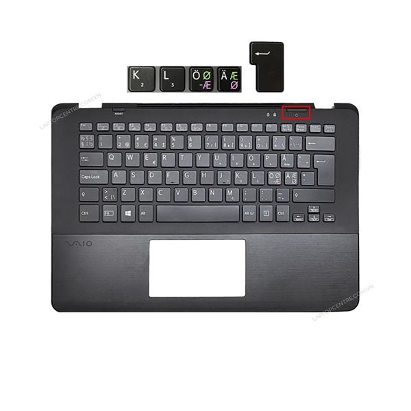  Bàn phím Sony SVF 14A Song ngữ EU Phím đen Chữ trắng Đèn Cáp chính giữa Kèm C Đen Kim loại & 149238381SE (ORG -) 