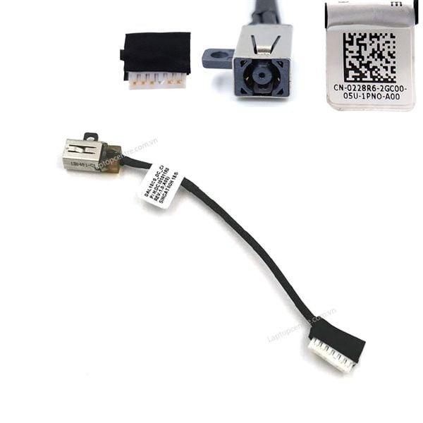  Giắc nguồn DC Dell chân 4.5x3.0 kim nhỏ kèm cáp & Dell Inspriron 3493 DC301012300 0228R6 3593 3580 3482 3583 (ORG +) 