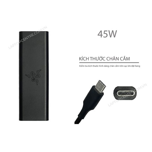  Sạc HP 45W 20V 2.25A chân Usb C hình chữ nhật & HP Razer RC30 016803 (AUTH +) 