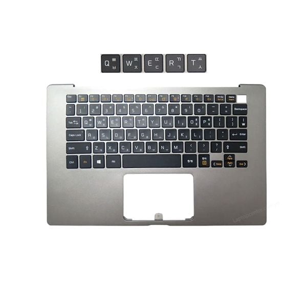  Bàn phím LG Gram 14Z970 Song ngữ Korea Phím đen Chữ trắng Kèm C Ghi Đậm Nhựa (ORG +) 