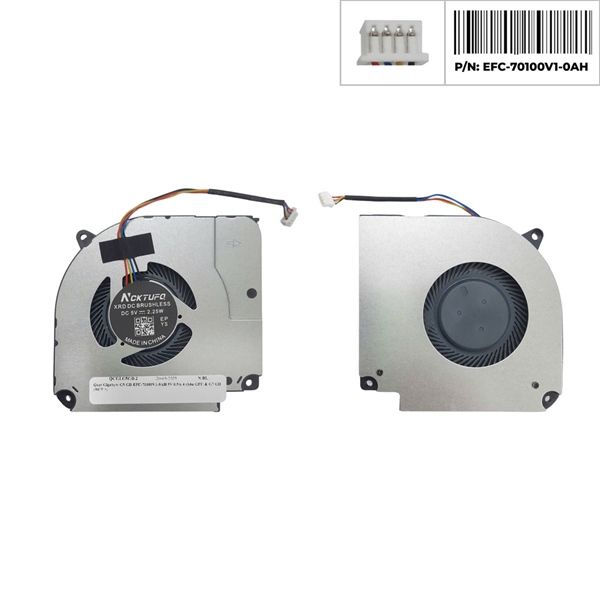  Quạt Gigabyte G5 GD EFC-70100V1-0AH 5V 0.5A 4 chân GPU & G7 GD (HCP +) 