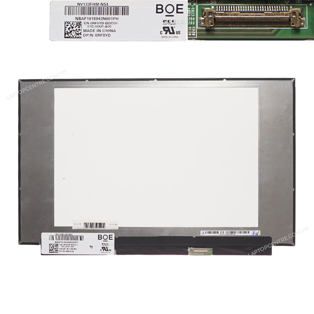  Màn hình 13.3 Dell Inspiron 7373 LP133WHM-N54 0RF8YD 1920px FHD IPS 60HZ Thường 30 chân Tràn viền không ốc & 710S 13.3 (ORG +) 