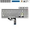Bàn phím Asus A515 NSK-W45BU-US US Phím bạc Chữ đen Đèn & A515E A515EA (ORG +)