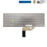  Bàn phím Asus A515 NSK-W45BU-US US Phím bạc Chữ đen Đèn & A515E A515EA (ORG +) 