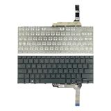  Bàn phím Asus Zenbook 14X UX3404V UK V221661A Phím Ghi đậm Chữ trắng Đèn Nút nguồn Không khung & Zenbook 14 OLED UP3404 V2216KFBE1 (ORG +) 