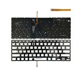  Bàn phím Asus ZenBook Flip 14 UX462 UK 9Z.NFKLN.T01 Phím bạc Chữ trắng Đèn Không khung & ZenBook Flip 14 UX462 UX462D UX462DA UX462FA UM462 UM462DA (ORG +) 