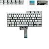  Bàn phím Asus VivoBook X409 0KNB0-260JUS00 US Phím bạc Chữ đen Nút nguồn Không khung & Y4200F Y4200 R423 X415 002L18M33LHC01 (ORG +) 