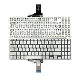  Bàn phím Asus VivoBook X515 ASM18M63US-9201 US Phím bạc Chữ đen & X509 (ORG +) 