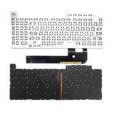  Bàn phím Asus Tuf Gaming F15 FX506 AEBKXU00010 US Phím đen Chữ trắng Đèn RGB & Tuf FX506U FA506 FX506 FX506H FX506HC FX506L FX506LH FX506L (ORG +) 