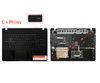  Bàn phím Samsung Notebook Odyssey NP800G5M BA98-00148B Song ngữ Hàn Phím đen Chữ trắng Đèn Số Kèm C Đen Nhựa & NT800G5M (ORG +) 