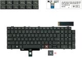  Bàn phím Dell Latitude 5520 NSK-QZABW US US Phím đen Chữ trắng Đèn Nút AI Số Không khung & 5521 Precision 3560 3561 0N7N16 (ORG +) 