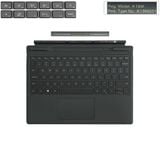  Bàn phím Dell Latitude 7320 Detachable 2-in-1 K19M001 US Phím đen Chữ trắng Đèn kèm Tablet (ORG -) 