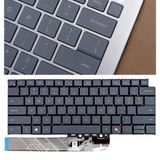  Bàn phím Dell Inspiron 14 Plus 7440 US 061X6W Phím Ghi xanh Chữ trắng Đèn không khung Nút AI & Inspiron 14 Plus 7441 7640 NSK-DAJABC_B01 (ORG +) 