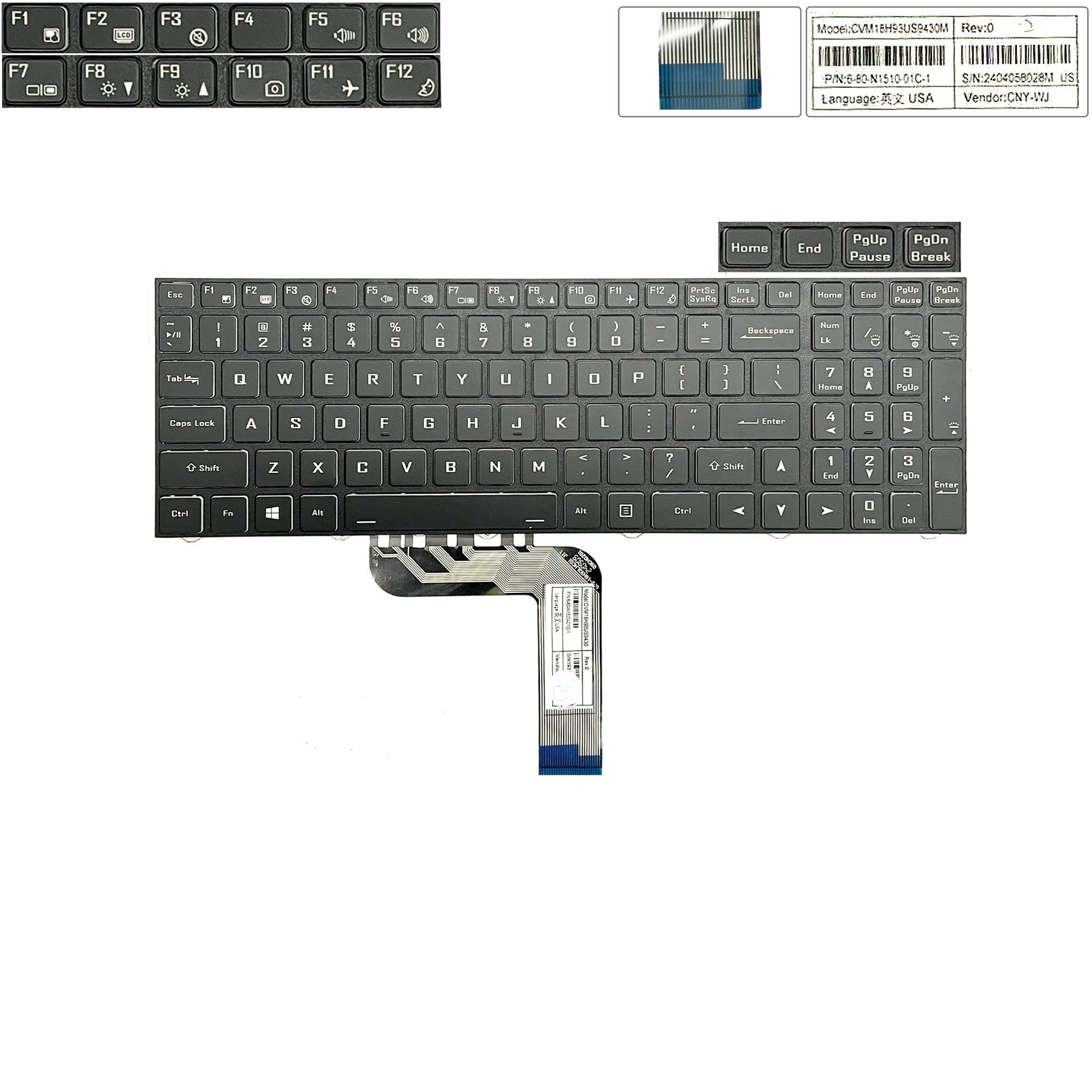  Bàn phím Gigabyte Gaming G5 GD KC-5US1130SH US Phím đen Chữ trắng Đèn RGB & G5 KD G5 MD G5 KC G7 (ORG +) 