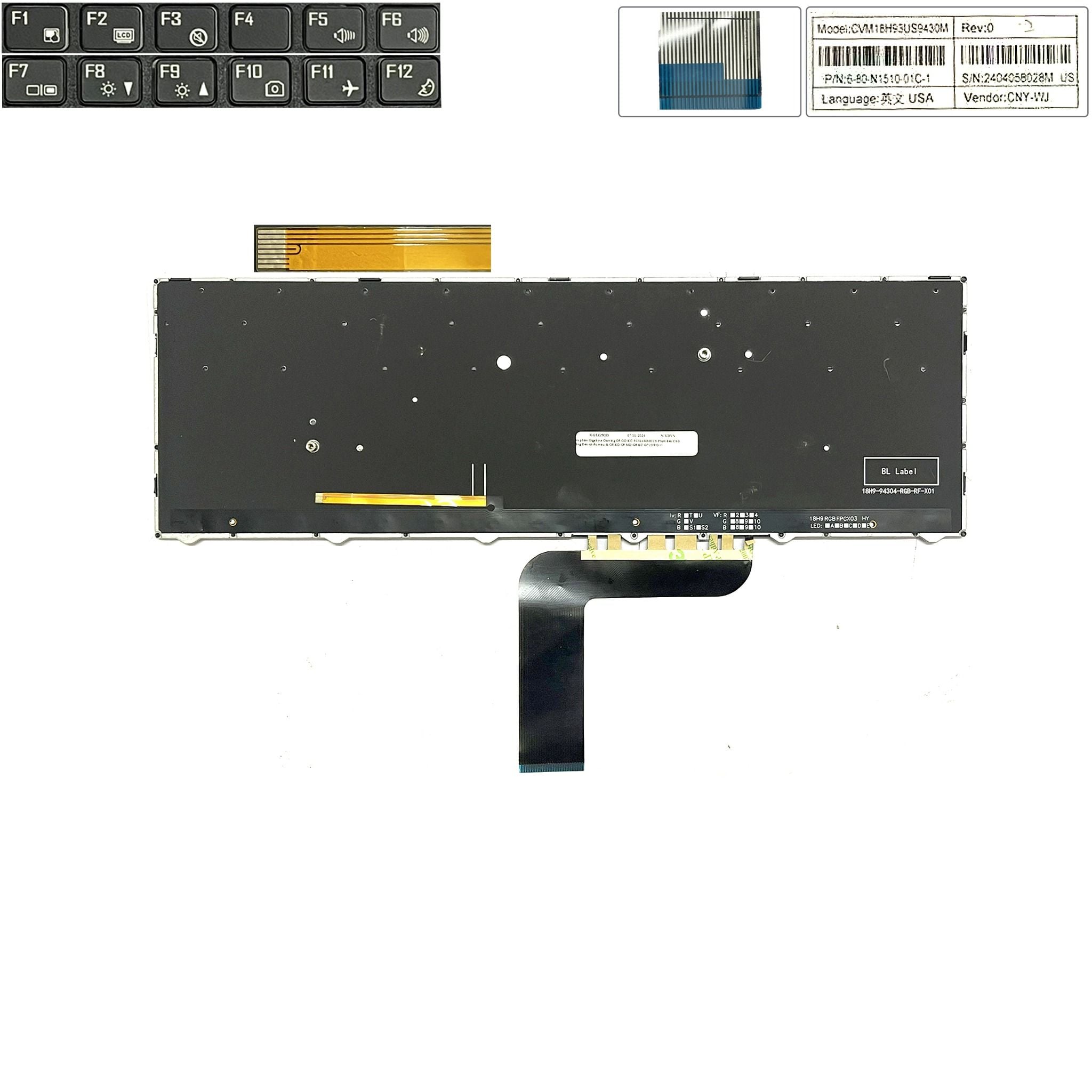  Bàn phím Gigabyte Gaming G5 GD KC-5US1130SH US Phím đen Chữ trắng Đèn RGB & G5 KD G5 MD G5 KC G7 (ORG +) 