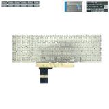  Bàn phím HP Victus 15 FA 21N1-RF-X1 US Ghi đậm Chữ trắng Đèn Số Nút AI Không khung & 15 FB 16D 16E 16T 16R (ORG +) 