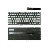  Bàn phím HP Envy X360 16 AD 852-48325-00A US Phím bạc Chữ đen Đèn Nút nguồn Không khung & Envy X360 13 BF 14 FA 16 AC 16 AC0023DX 16 AD0013DX (ORG +) 