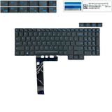  Bàn phím Lenovo Legion Pro 5 15ARH05 US SN21B43727 Phím đen Chữ xanh dương Đèn Số Không khung cáp dài & 5 15IMH05 Y7000 R7000 năm 2020 (ORG +) 