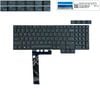  Bàn phím Lenovo Legion Pro 5 15ARH05 US SN21B43727 Phím đen Chữ xanh dương Đèn Số Không khung cáp dài & 5 15IMH05 Y7000 R7000 năm 2020 (ORG +) 