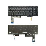 Bàn phím Lenovo Legion 5 15IRX10 US 5CB1S31065 Phím đen Chữ trắng Đèn RGB Số Nút AI Không khung (cáp đèn 6 chân) & Legion 5 15IRX10 AKP10 AHP10 IAX10 Y7000 R7000 IRX10 SN21T93912 năm 2025 (ORG +) 