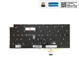  Bàn phím LG Gram 14ZD90P Song ngữ Ả Rập SG-B0310-3NA Phím Trắng Chữ đen Đèn Không khung & 14Z90Q 14Z90P 14T90R 14Z90R 14Z95P 14U70Q (ORG +) 