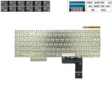  Bàn phím Lenovo LOQ 15IRX9 US NSK-6AB1BC-US Phím ghi Chữ trắng Đèn Số Nút AI Không khung & LOQ 15ARP9 15IAX9 15IAX9E 15IAX9I (ORG +) 
